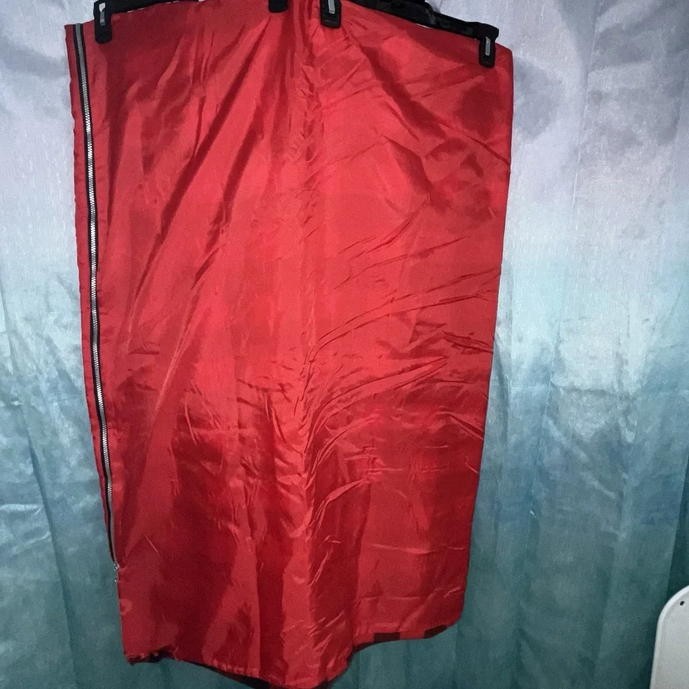 Marlboro Unlimited‎ Sleeping Bag Bed Roll Plaid Fleece Lined Red Vintage